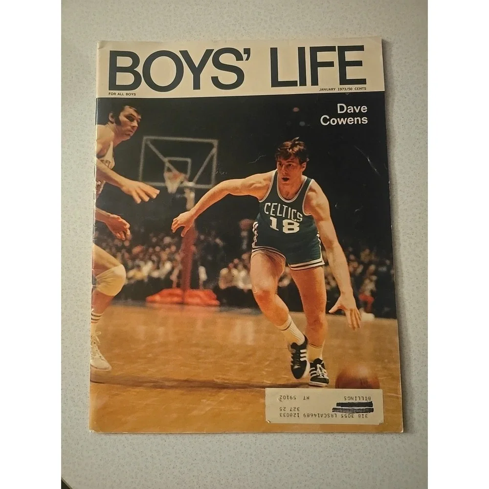 1973 JANUARY BOYS' LIFE MAGAZINE‎ - DAVE COWENS COVER
